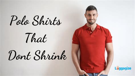 polo shirts that don't shrink.